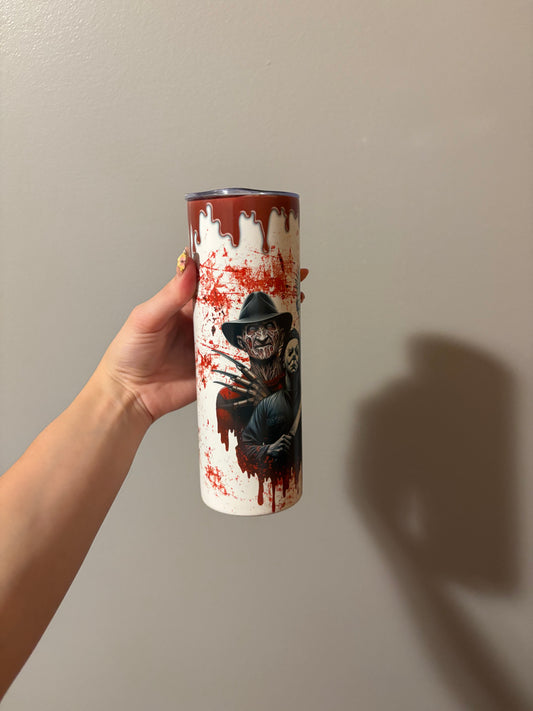 Horror Characters 20oz Glow In The Dark Tumbler