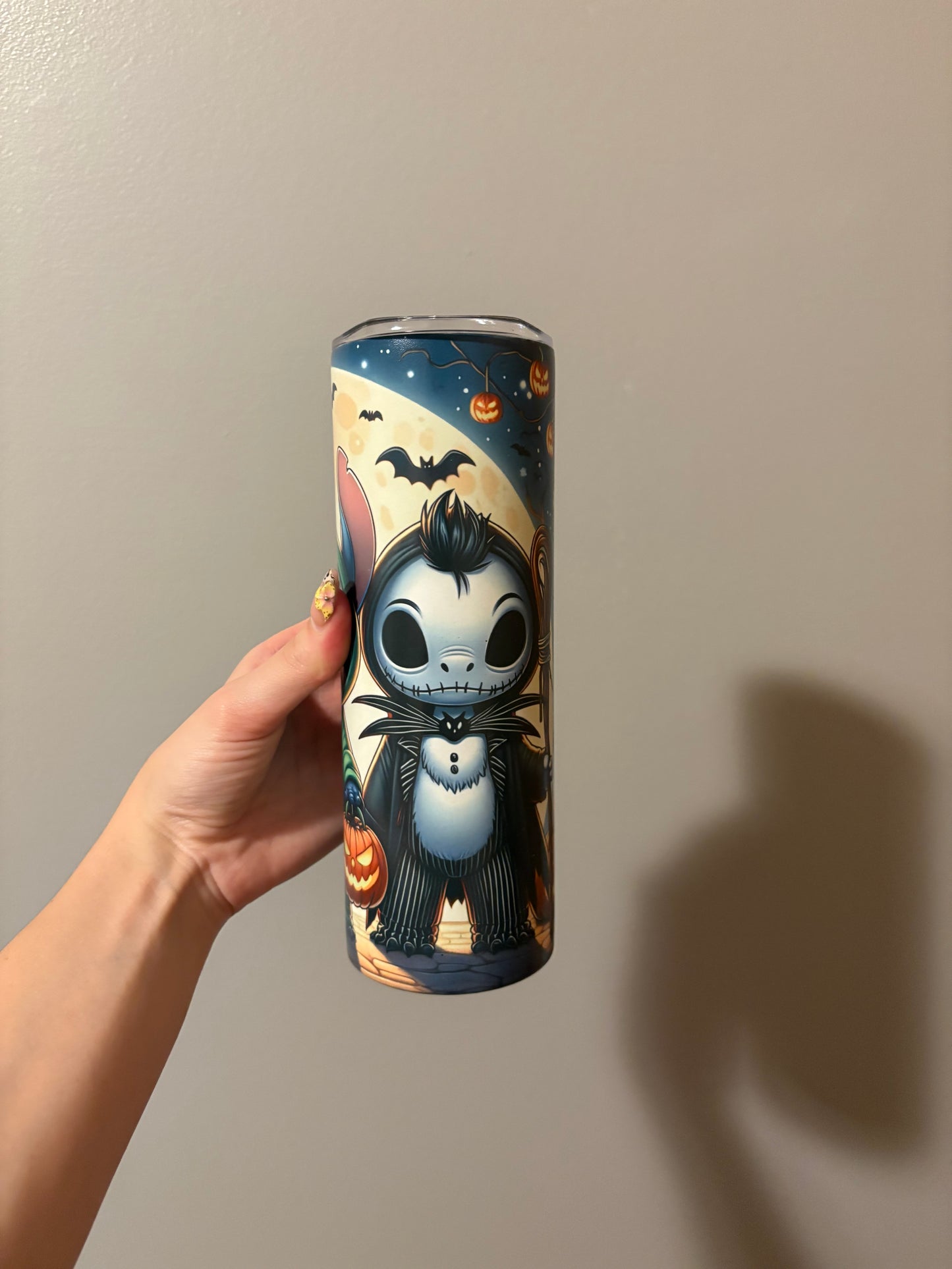 Halloween Stitch 20oz Glow In The Dark Tumbler