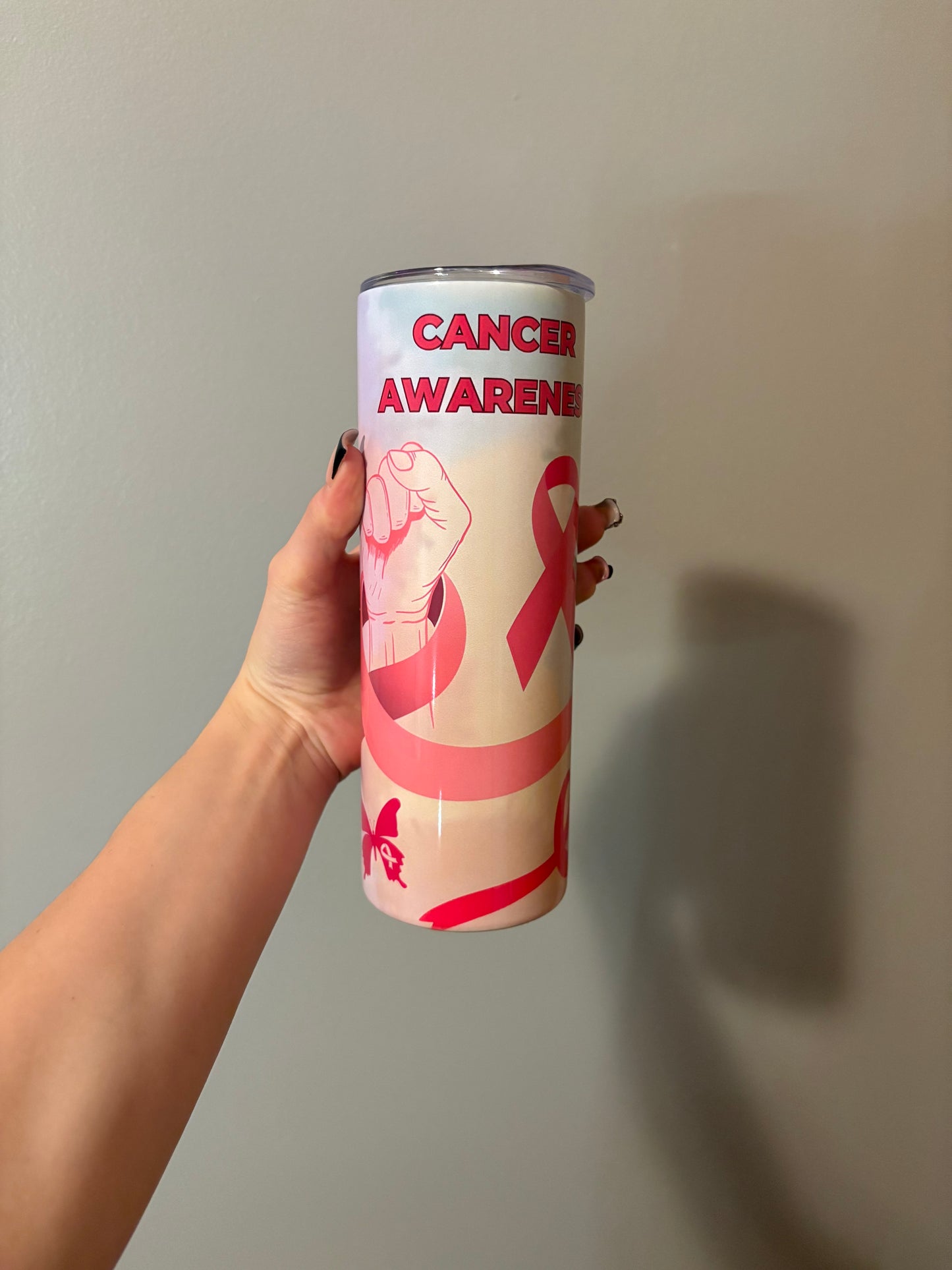 Cancer Awareness 16oz Tumbler