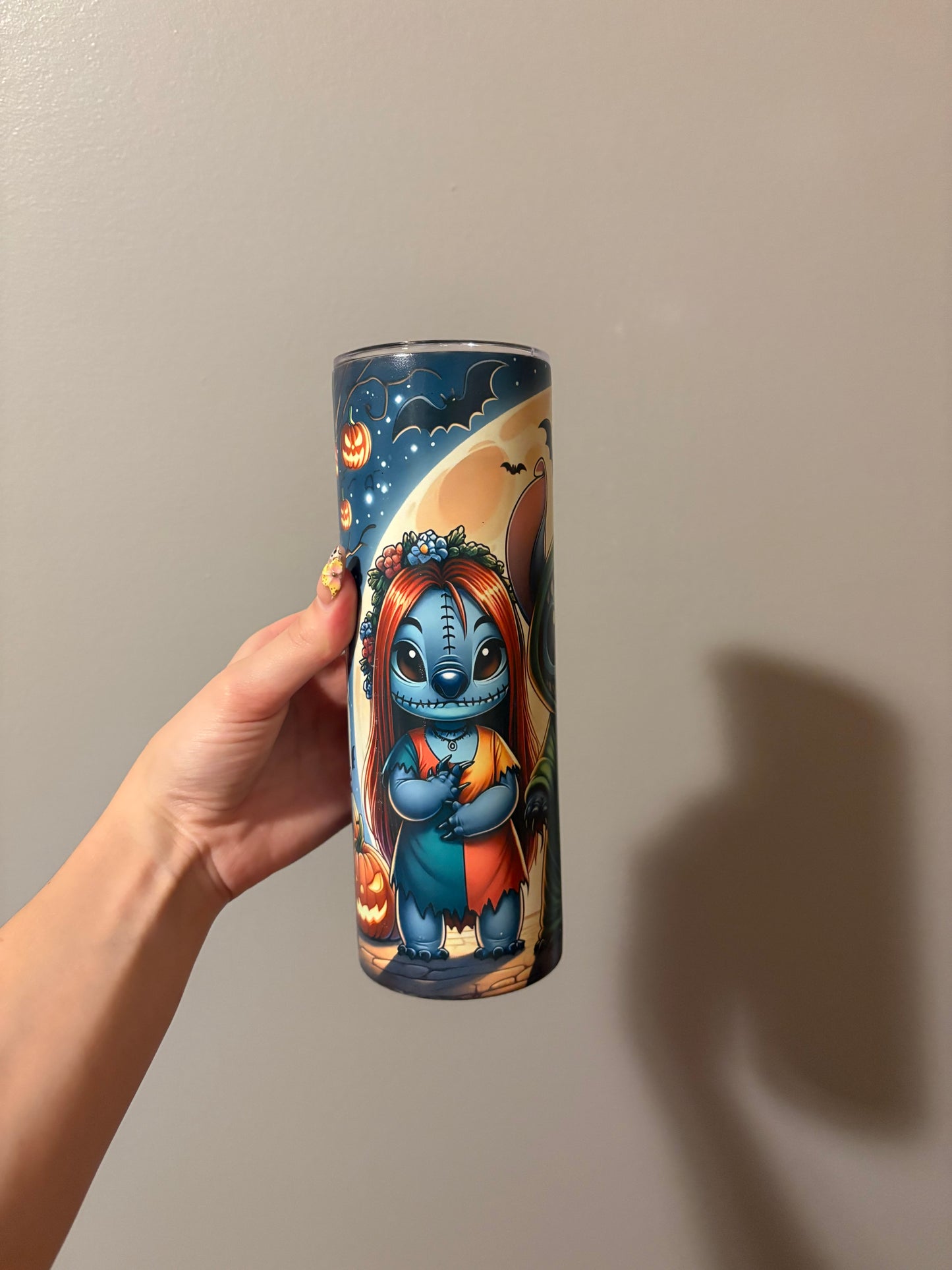 Halloween Stitch 20oz Glow In The Dark Tumbler