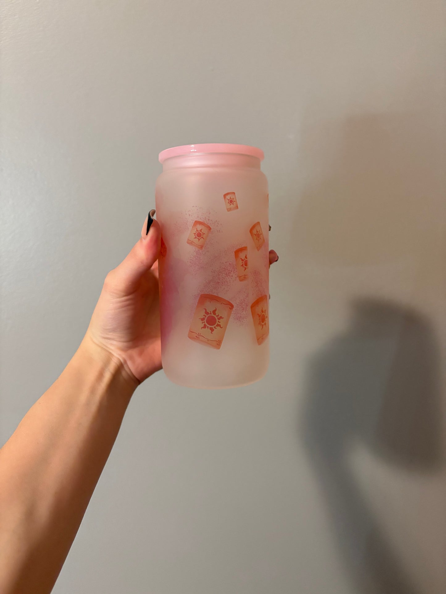 Tangled 16oz Foggy Glass Tumbler
