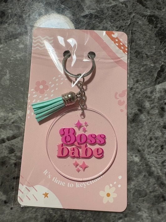 Boss Babe Keychain