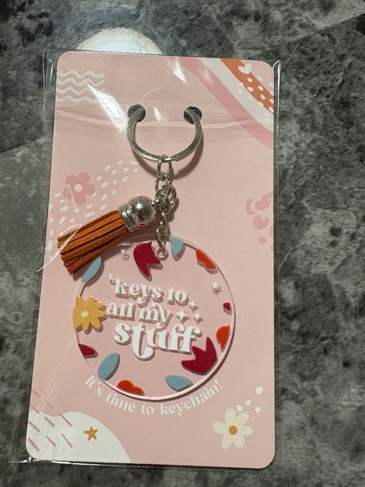Keys To All My Stuff Keychain
