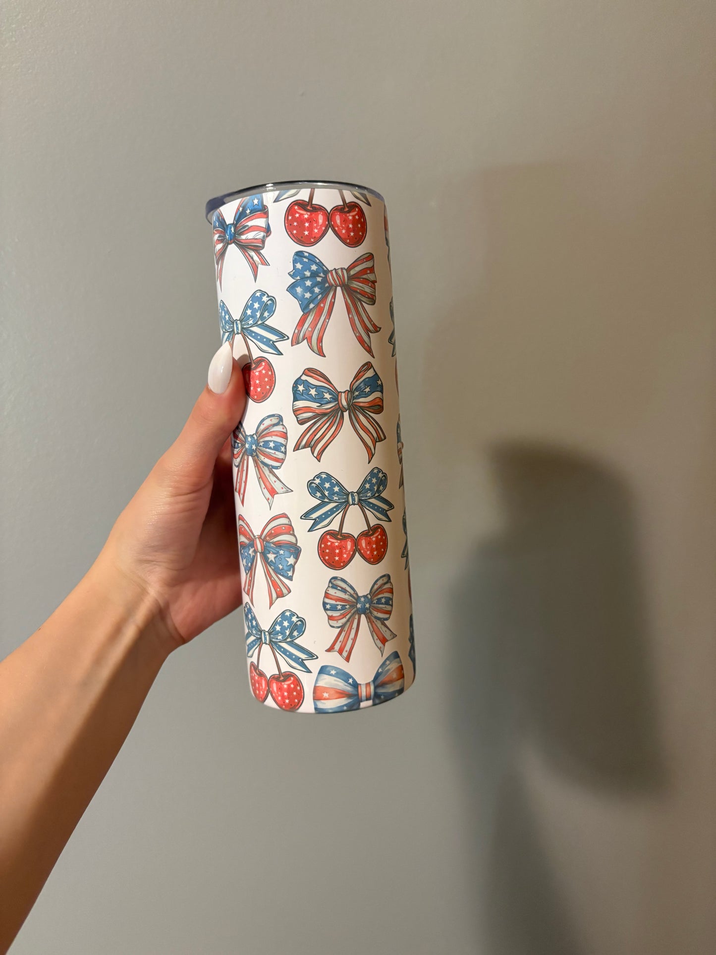 Bow 4th Of July 20oz Tumbler