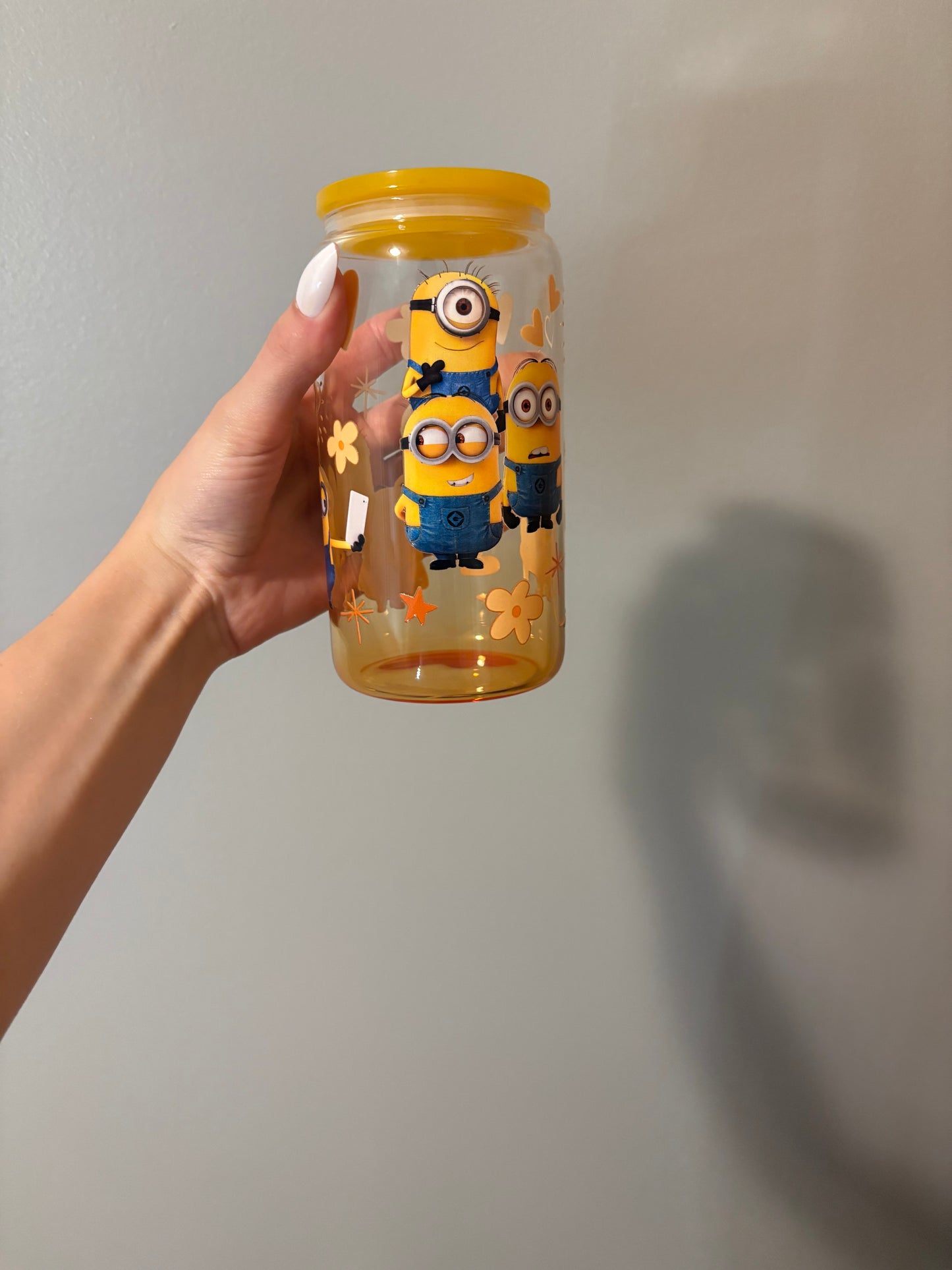 Minions 16oz Glass Tumbler