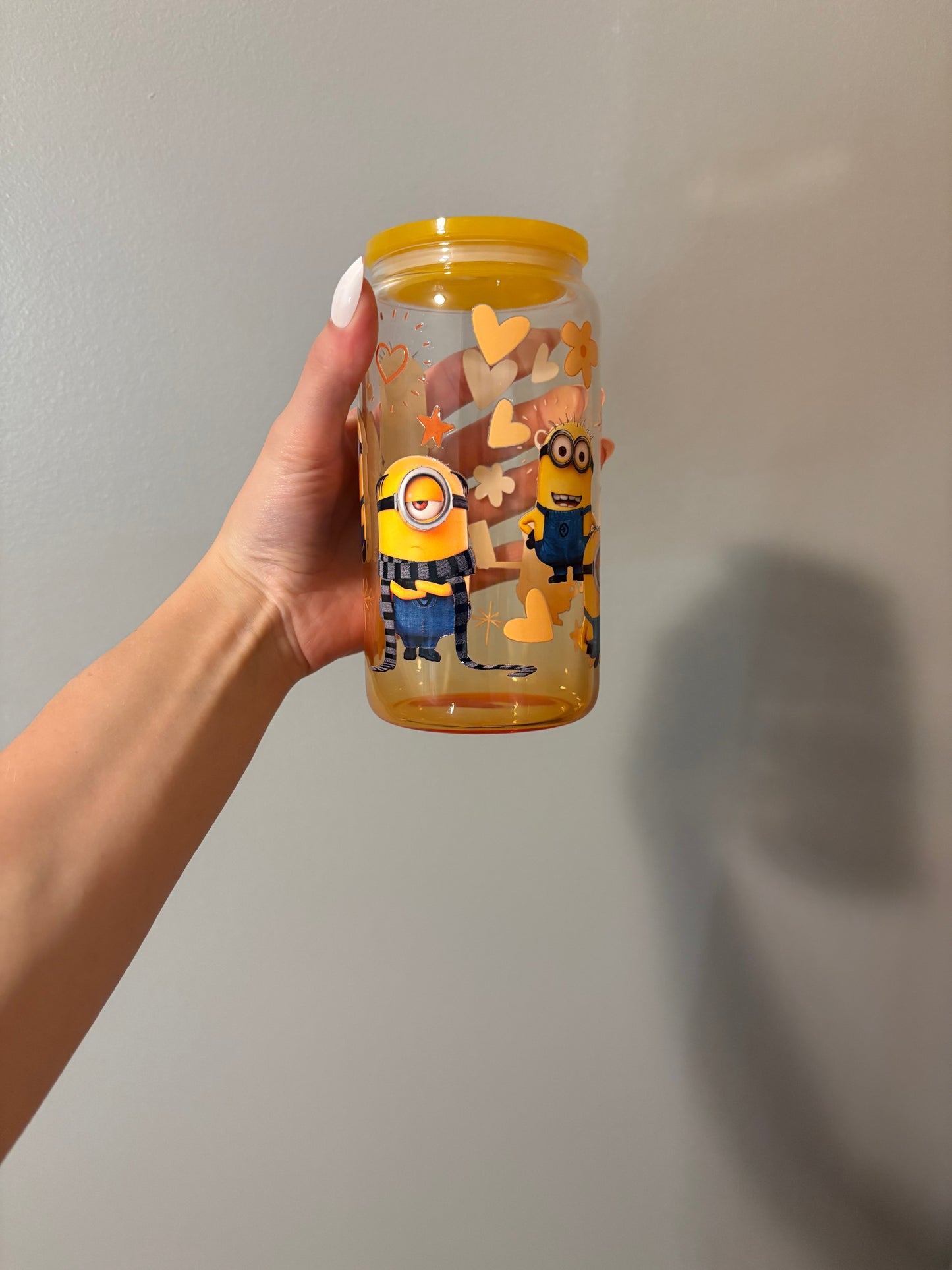 Minions 16oz Glass Tumbler