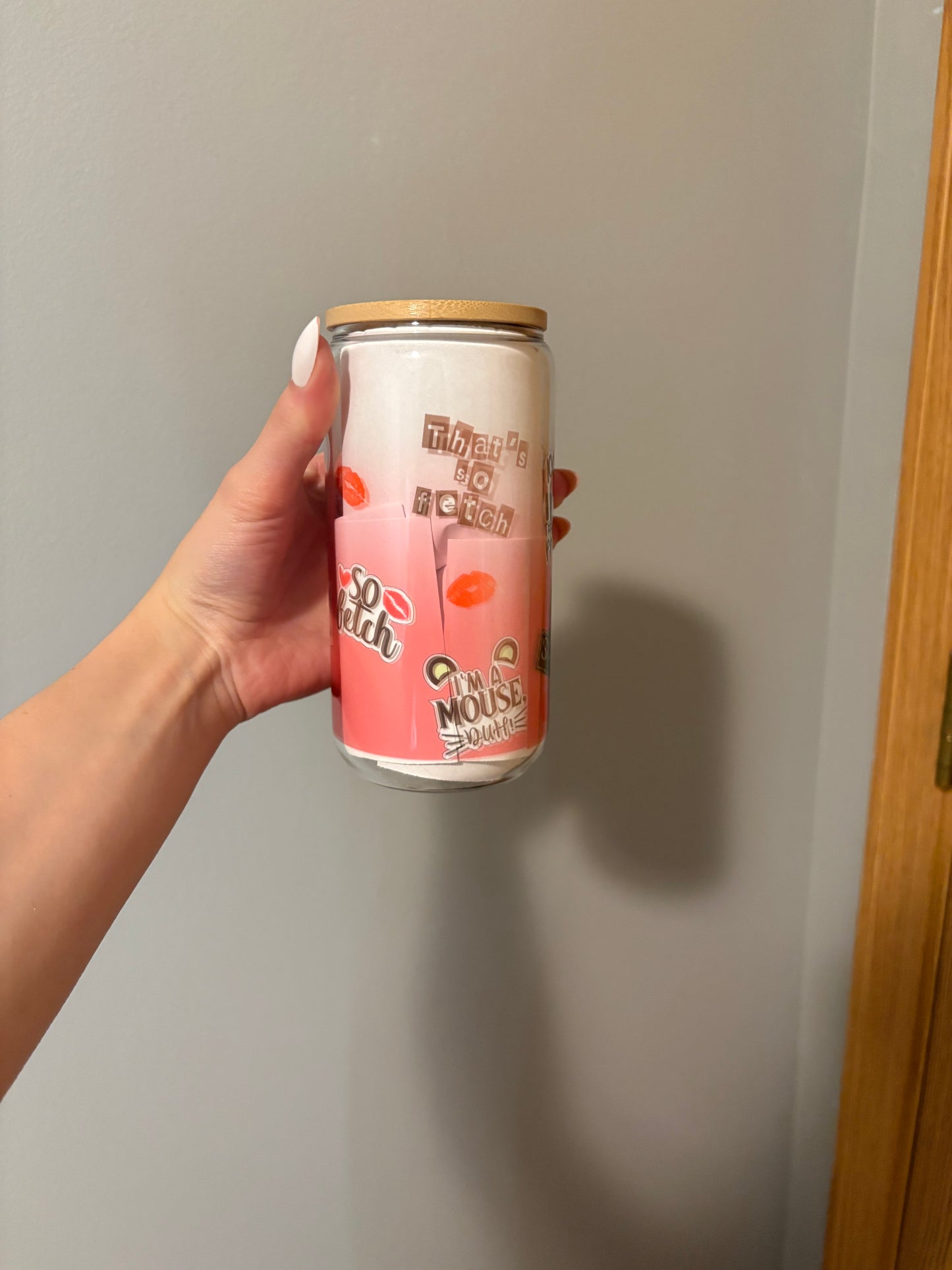 Burn Book 16oz Glass Tumbler