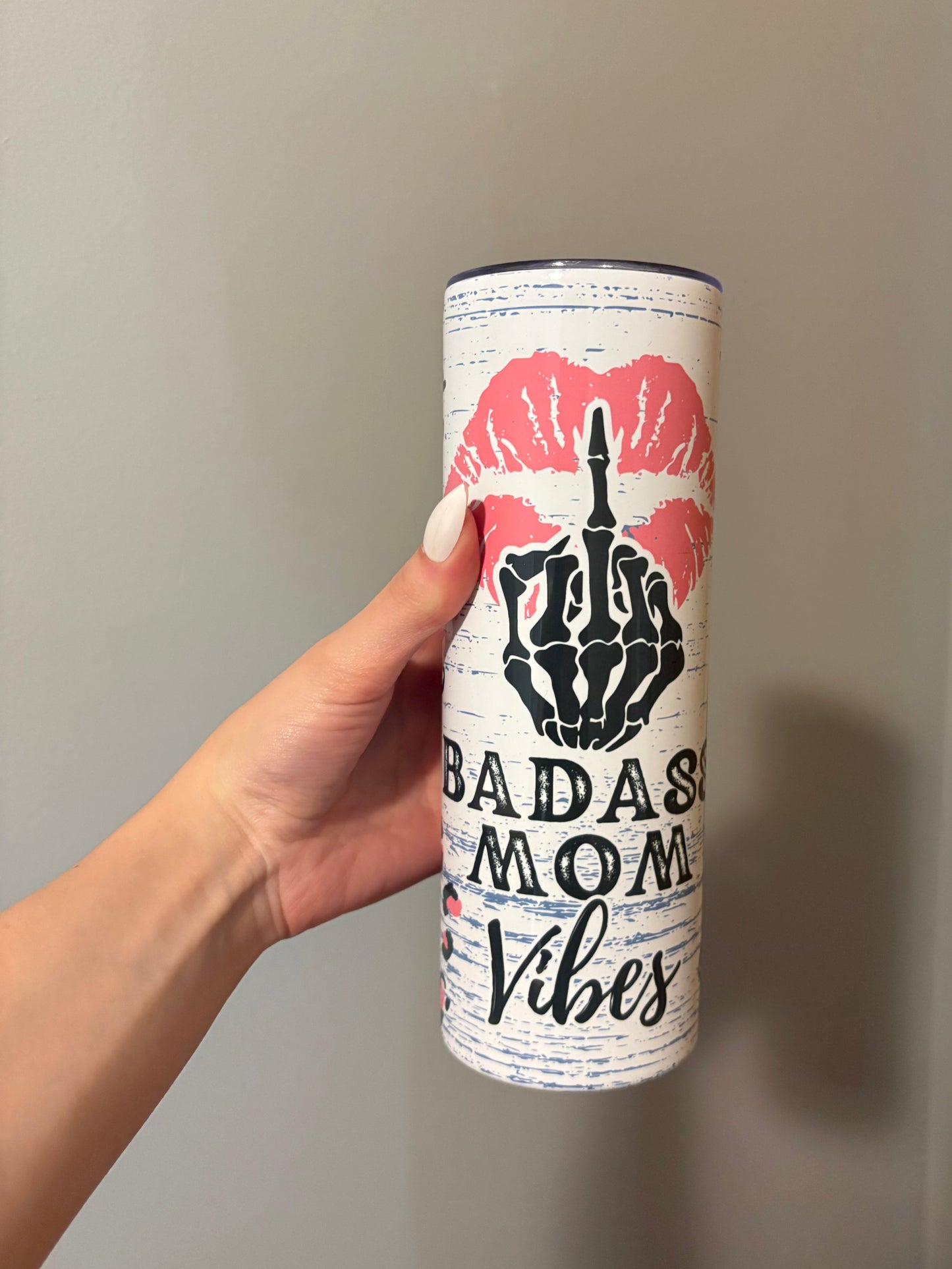 Bad A** Mom Vibes 16oz Tumbler
