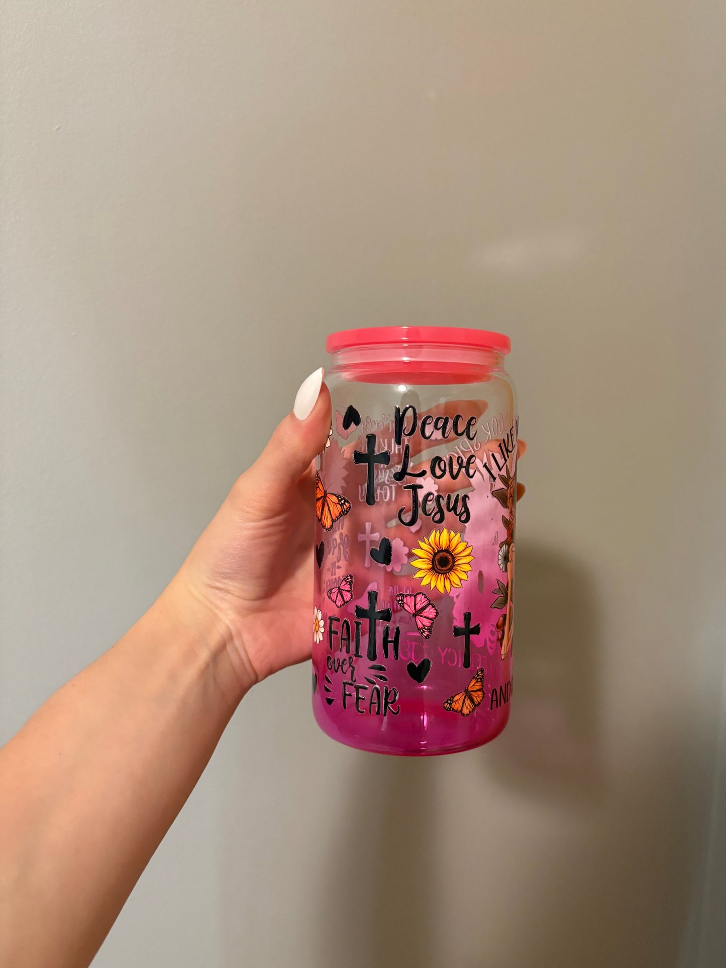 I Like My Books Spicy 16oz Light Pink Tumbler