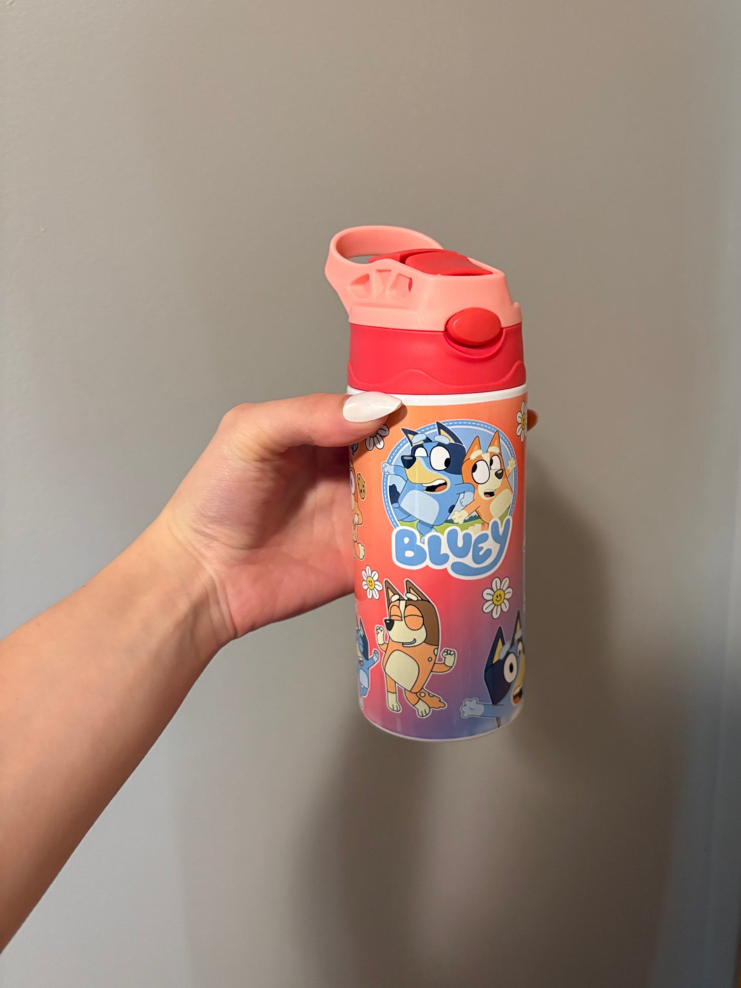 Pink Bluey Kids 12oz Sippy Cup